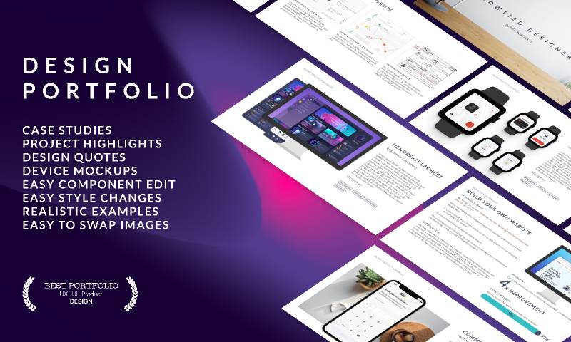 Design Portfolio Template Figma Free Download