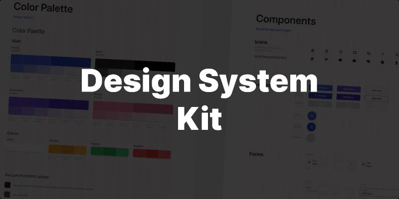 Design system kit Figma Template