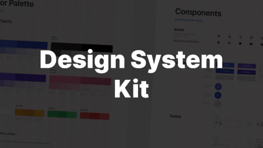 Design system kit Figma Template