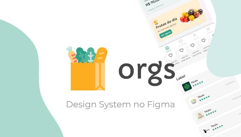 Design System no Figma template