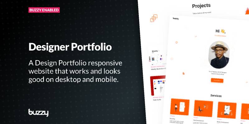 Designer Portfolio Figma Website Template