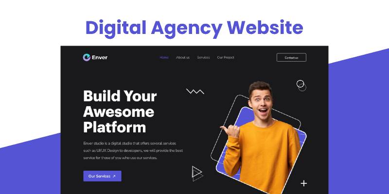 Digital Agency Website - UI Figma
