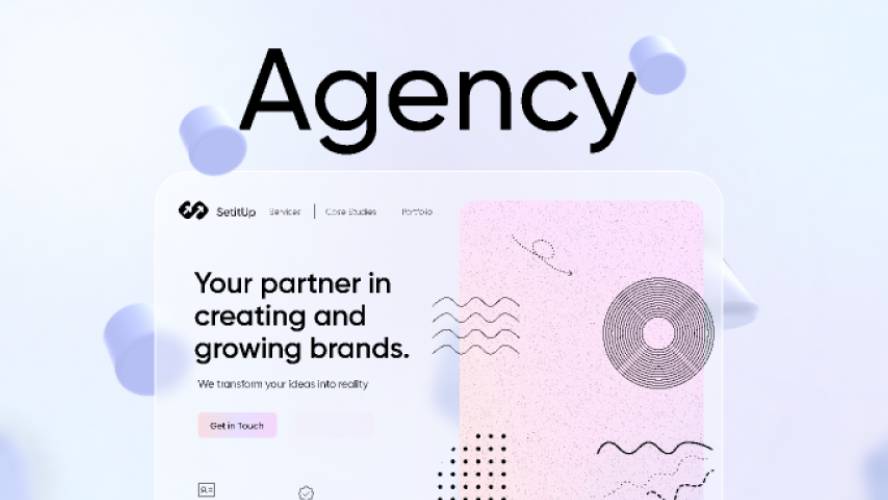 Digital Agency Website Figma Template