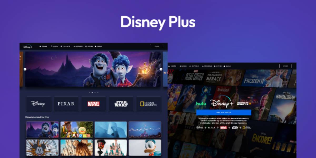 Disney Plus Webapp Figma Ui Kit