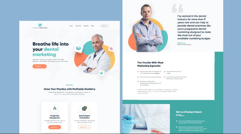 Doctor Help Figma Website Template