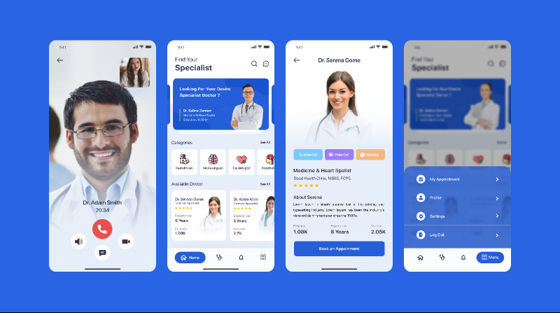 Doctor Mobile App Figma Template