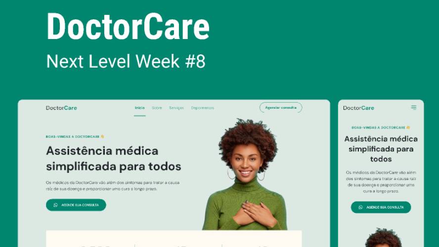 DoctorCare Figma Website Mobile App Template