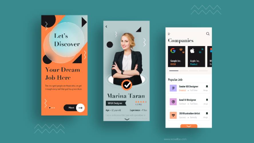 Dream Job app Figma Template