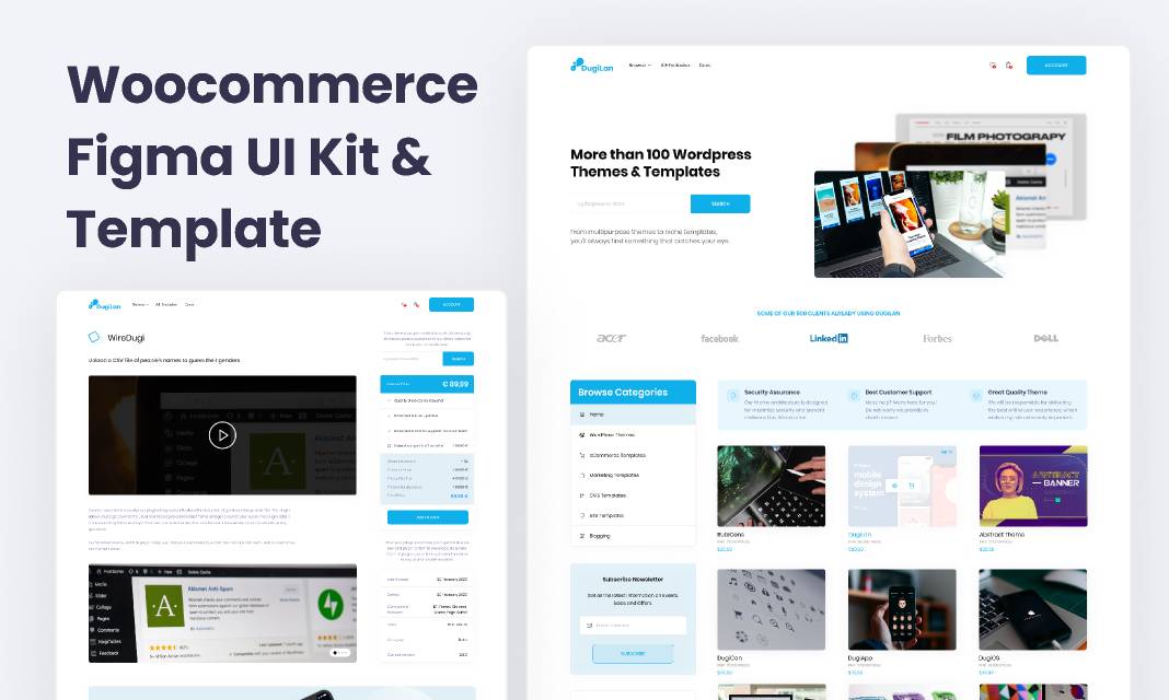 DugiLan | WooCommerce UI & UX figma free