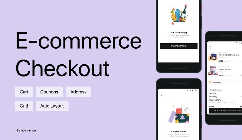 E-commerce Checkout Figma Mobile Template