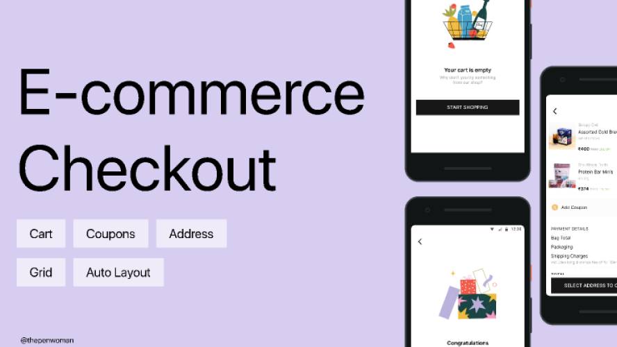 E-commerce Checkout Figma Mobile Template