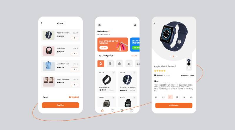 E-Commerce Mobile App Figma Template