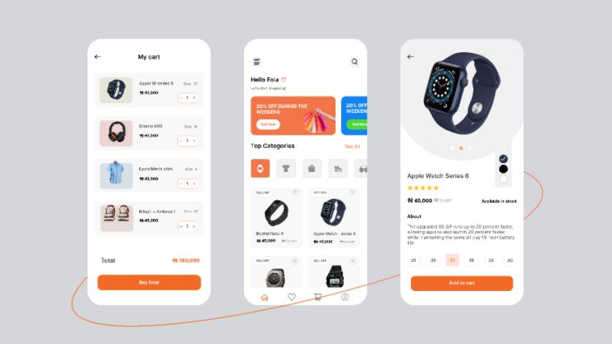 E-Commerce Mobile App Figma Template