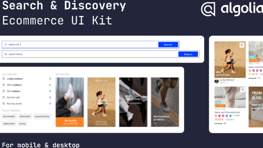 E-Commerce Search & Discovery UI Kit