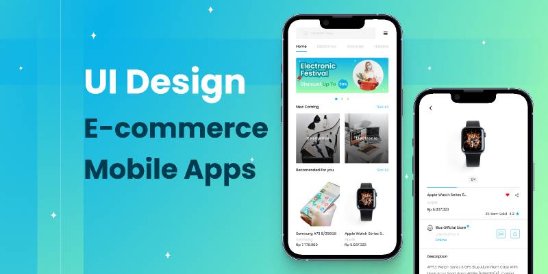 E-Commerce UI Design Figma Mobile Template