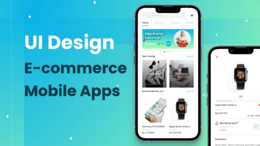 E-Commerce UI Design Figma Mobile Template