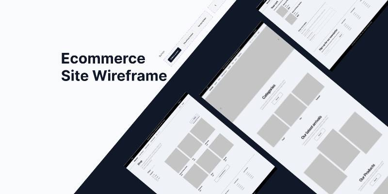 E-commerce Website Wireframe Figma Ui Kit