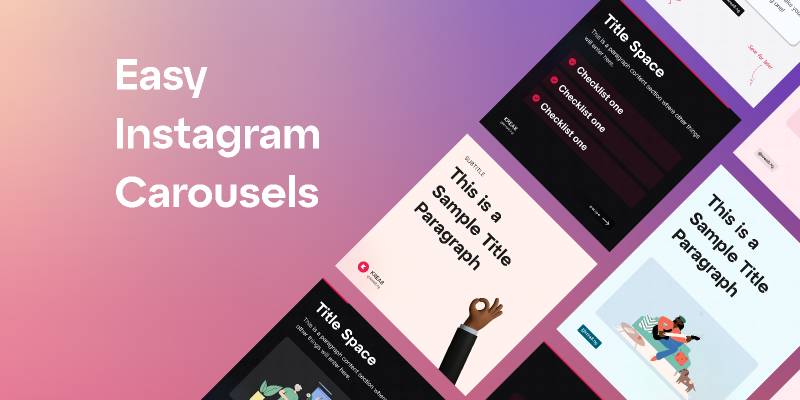 Easy Instagram Carousels Figma Template