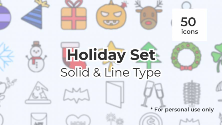 Eikon Project |  Holiday Pack free figma icon set