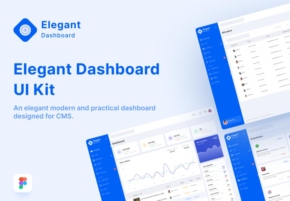 Elegant Dashboard UI Kit