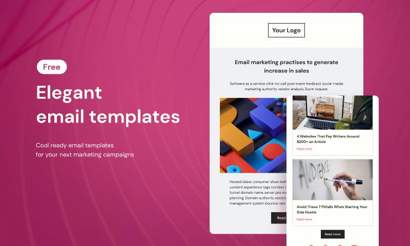 Elegant Email Figma Template