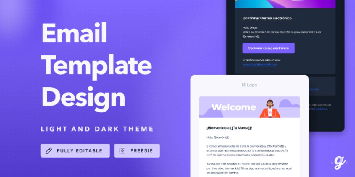 Email Template Design Figma Ui Kit