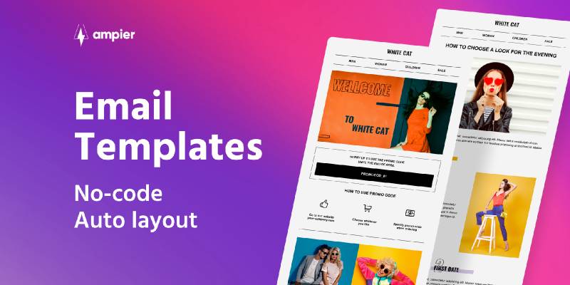 Email Template Shop clothes figma template