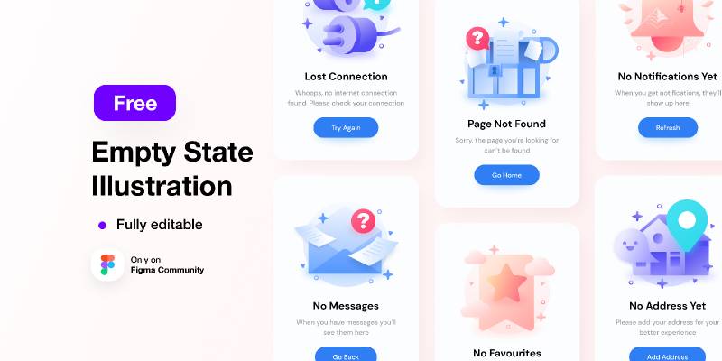 Empty State Illustration Figma Template