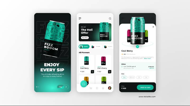 Energy Drink Figma App Concept