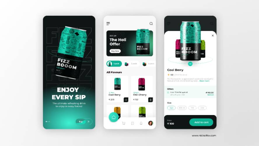 Energy Drink Figma App Concept
