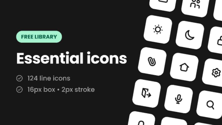 Essential icons figma free download