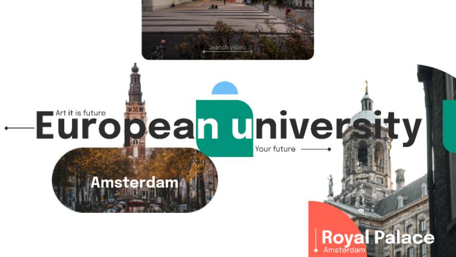 European University figma Website Template