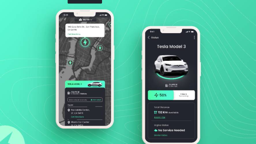 EV Charging App Figma Mobile Template