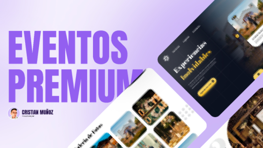 Eventos Premium Landing Page