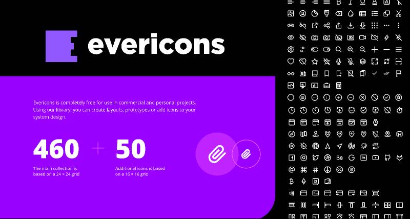 Evericons Figma Line Stroke Icons