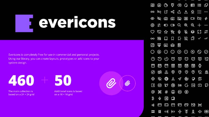 Evericons Figma Line Stroke Icons