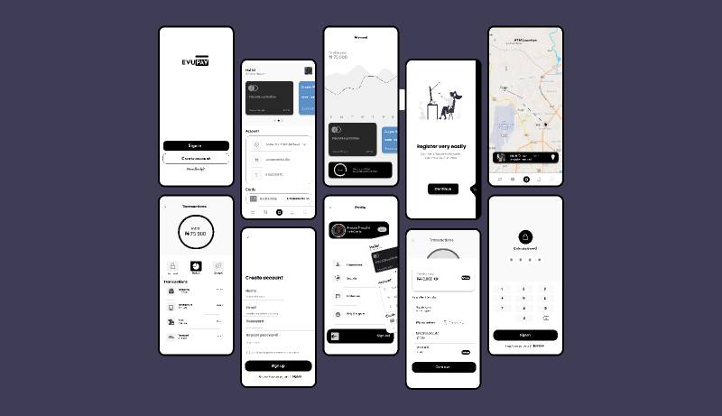 EvuPay Figma Mobile App Template