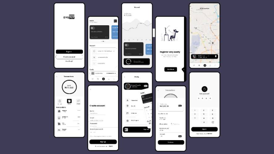 EvuPay Figma Mobile App Template