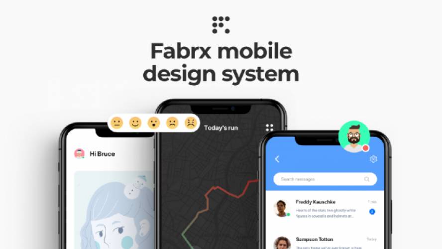 Fabrx Mobile Design System Figma Template