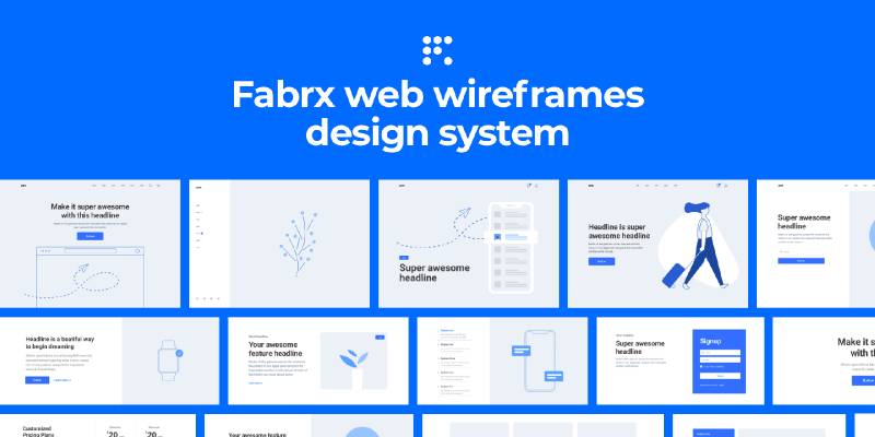 Fabrx Web Design System V2 Figma Template