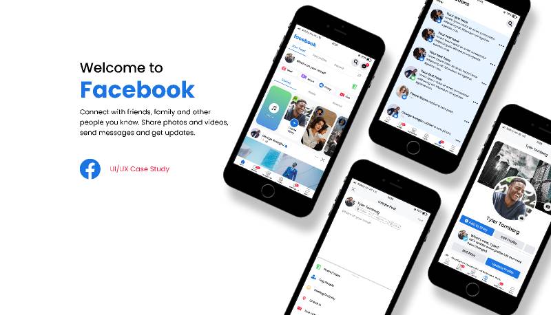 Facebook Case Study Figma Template