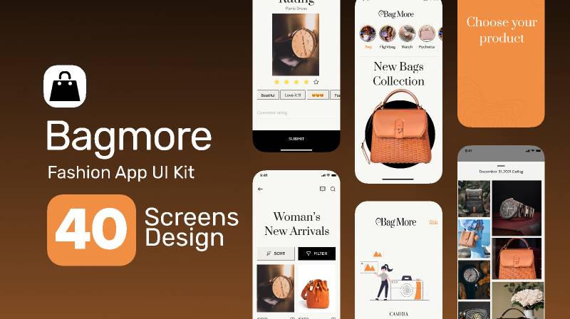Fashion App Ui Kit Figma Template