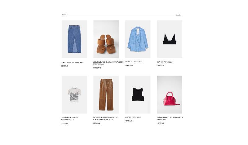 Fashion Website Catalog - Free Figma Website Template