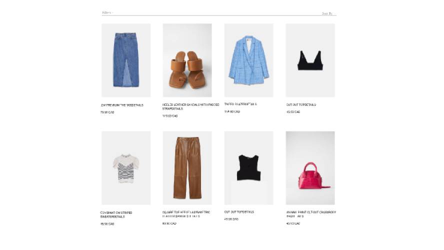 Fashion Website Catalog - Free Figma Website Template