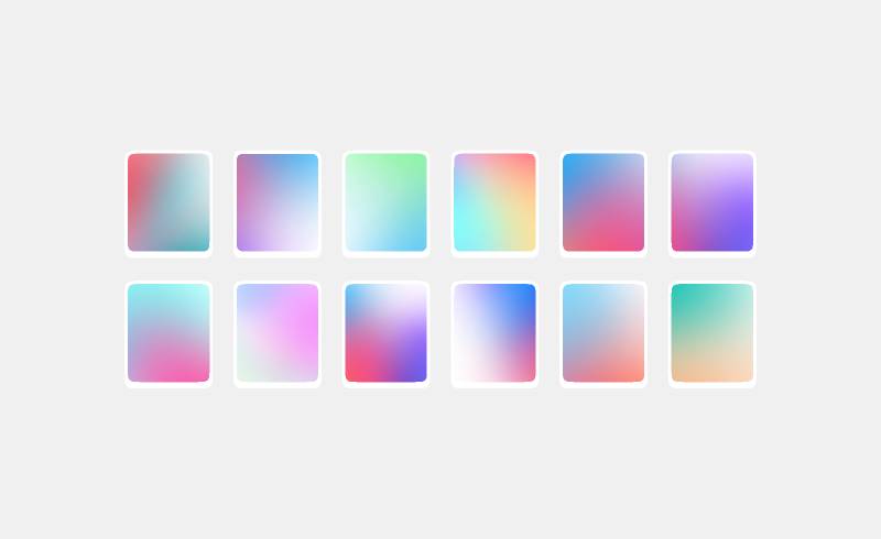 Figma 10+ cool gradients