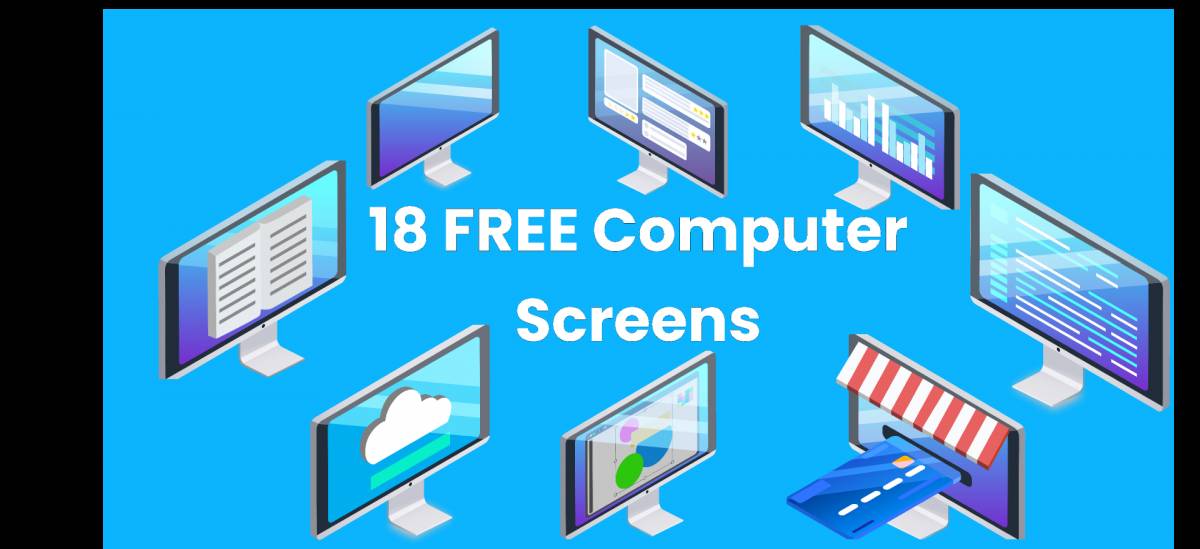 Figma 18 Computer Screens Icons Template