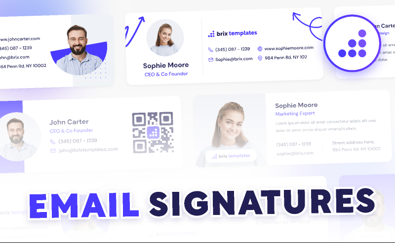 Figma 20+ Email Signature Templates