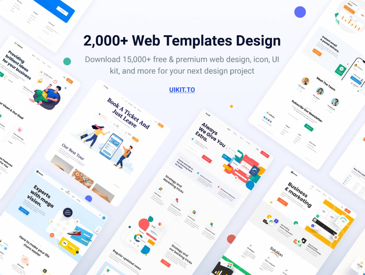 Figma 2,000+ Web Templates Design
