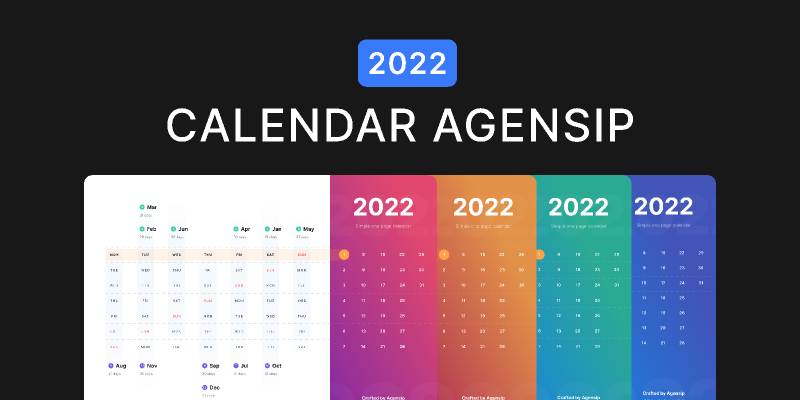 Figma 2022 Calendar Agensip