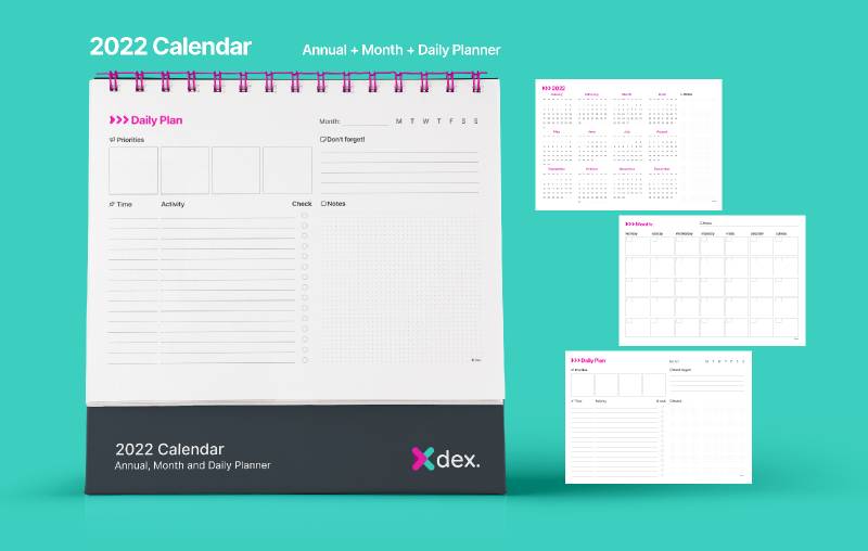 Figma 2022 Calendar Month And Daily Planner Template